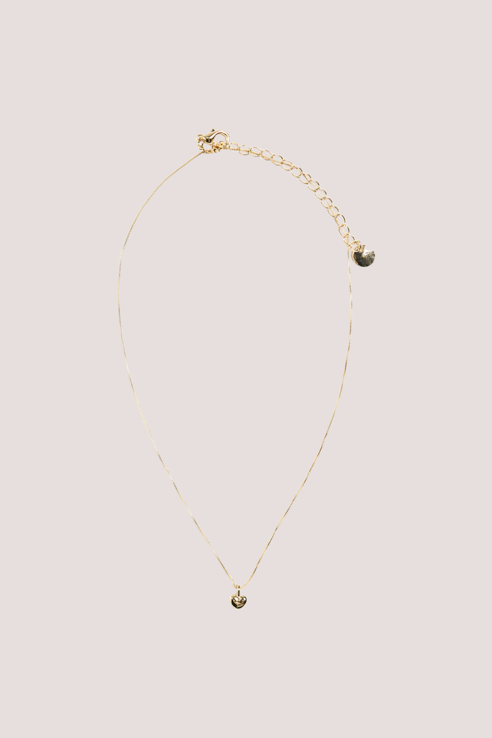 Love Heart Chain Gold Necklace