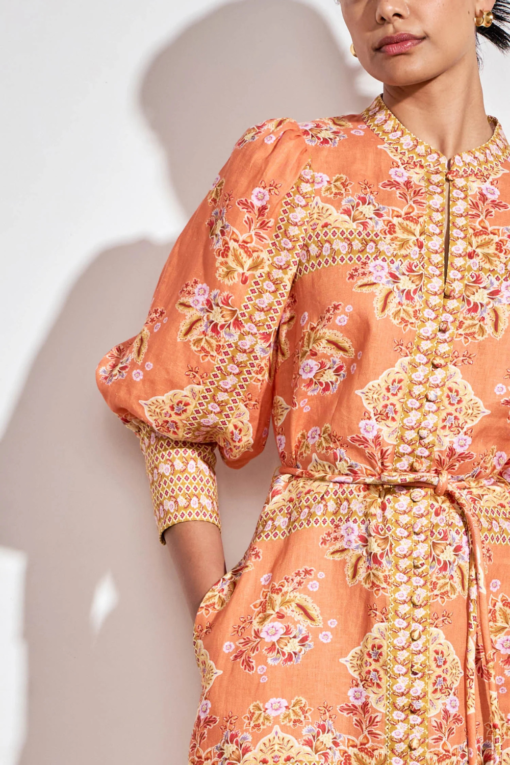 Enveope Dress | Marigold Glow