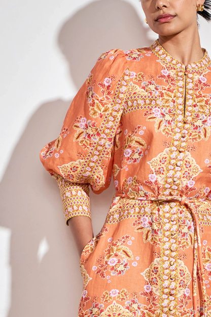 Enveope Dress | Marigold Glow
