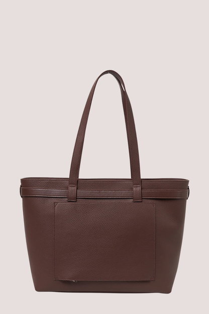 Tabby Shoulder Bag | Black + Bronze