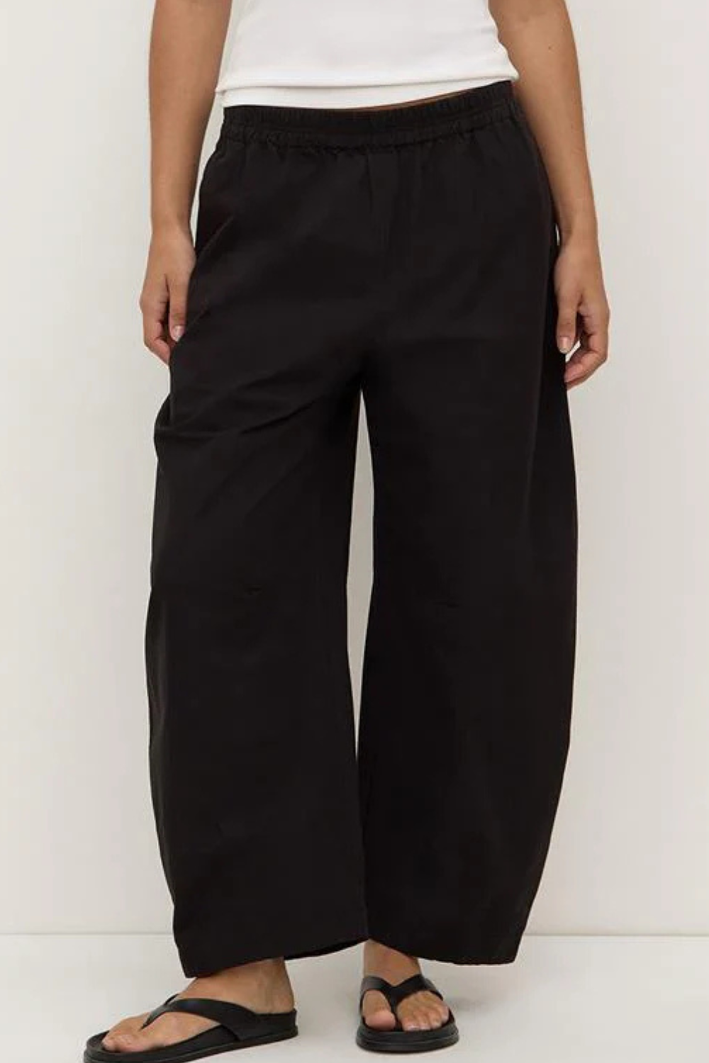 Lola Barrel Pant | Black