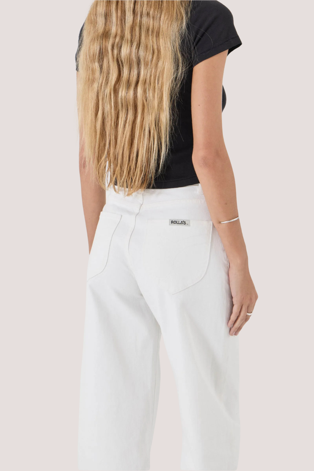 Gigi Barrel Jean | Vintage White