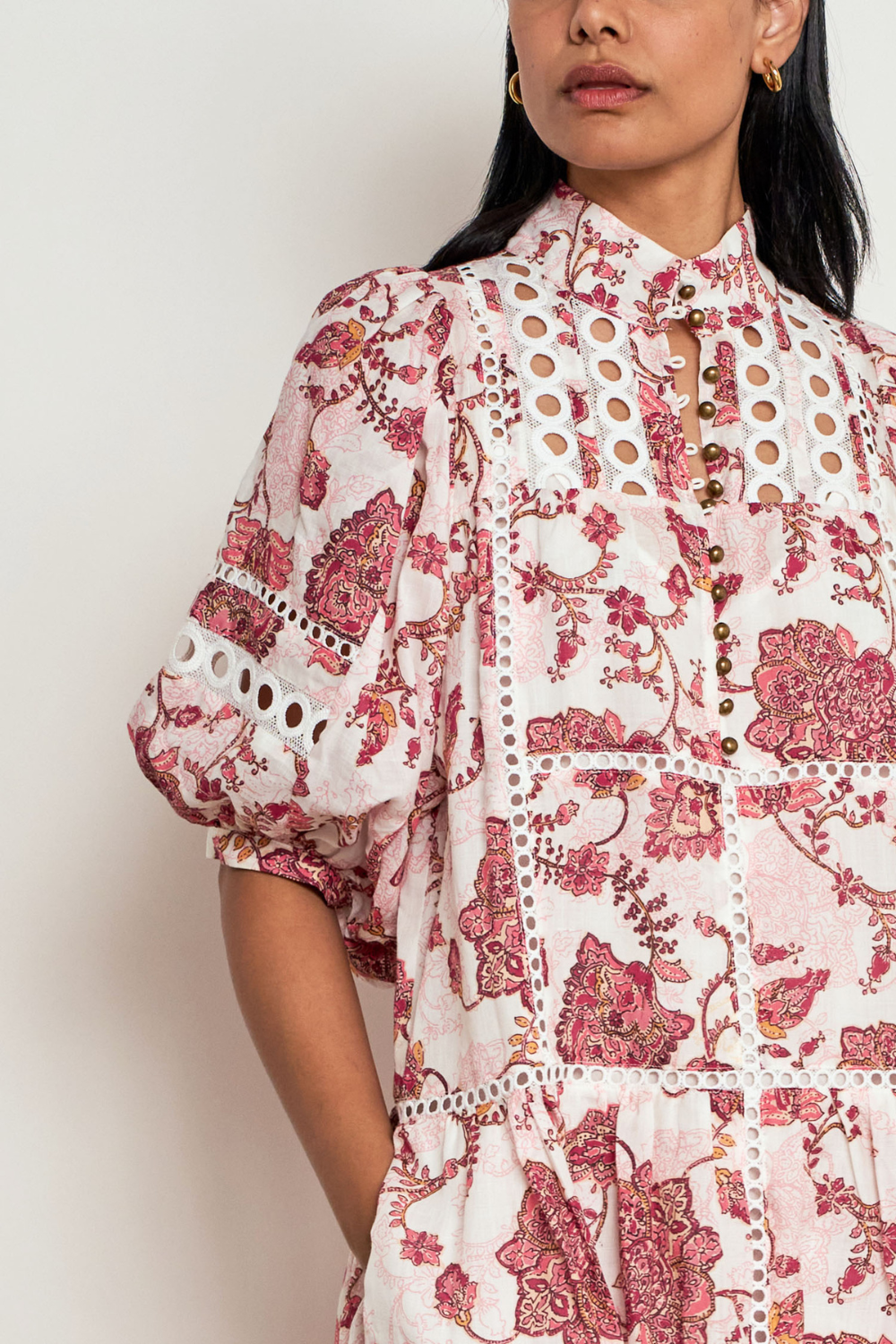 Flutter Dress | Rose Paisley