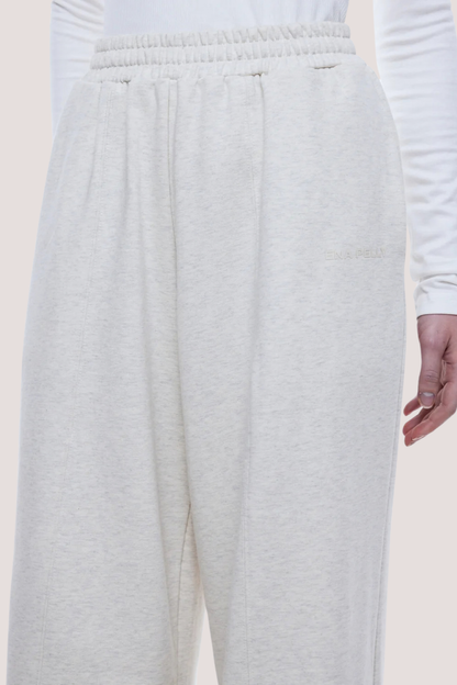 Paris Terry Track Pant | Oat Marle
