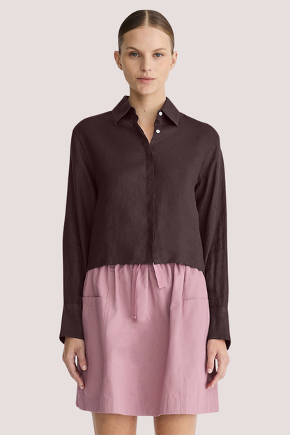 Iona Linen Shirt | Auber