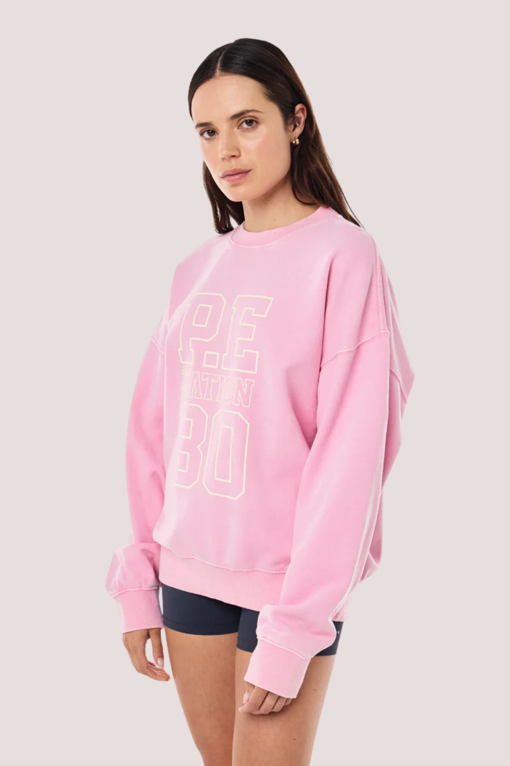 Elysian Sweat | Washed Prism Pink