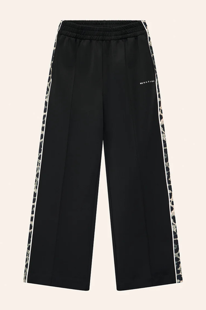 Man Down Track Pant | Black/Leopard