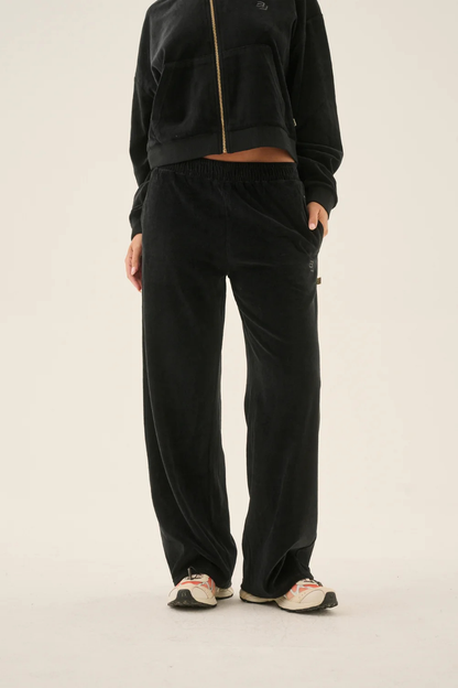 AJ Velour Trackpant | Noir