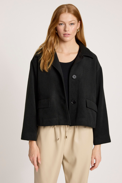 Wanderer Crop Jacket | Black