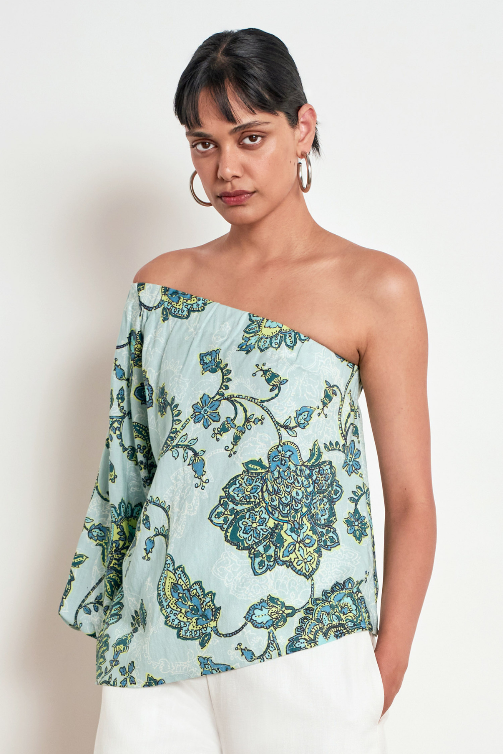 Pearl Top | Fern Paisley