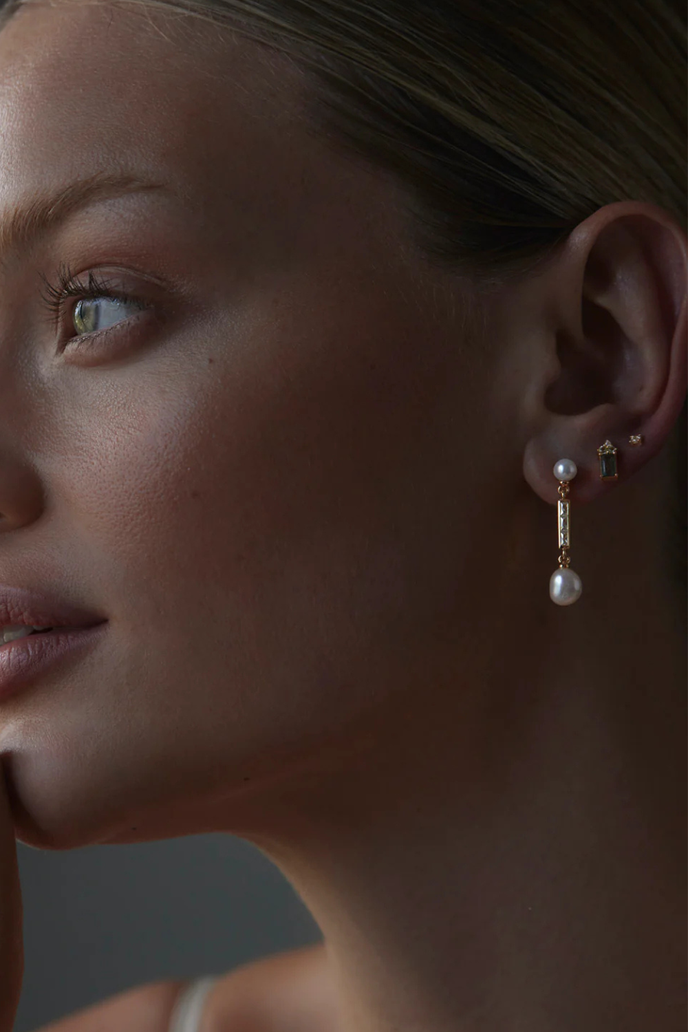 18k Gold Vermeil Endless Devotion Stud Earrings