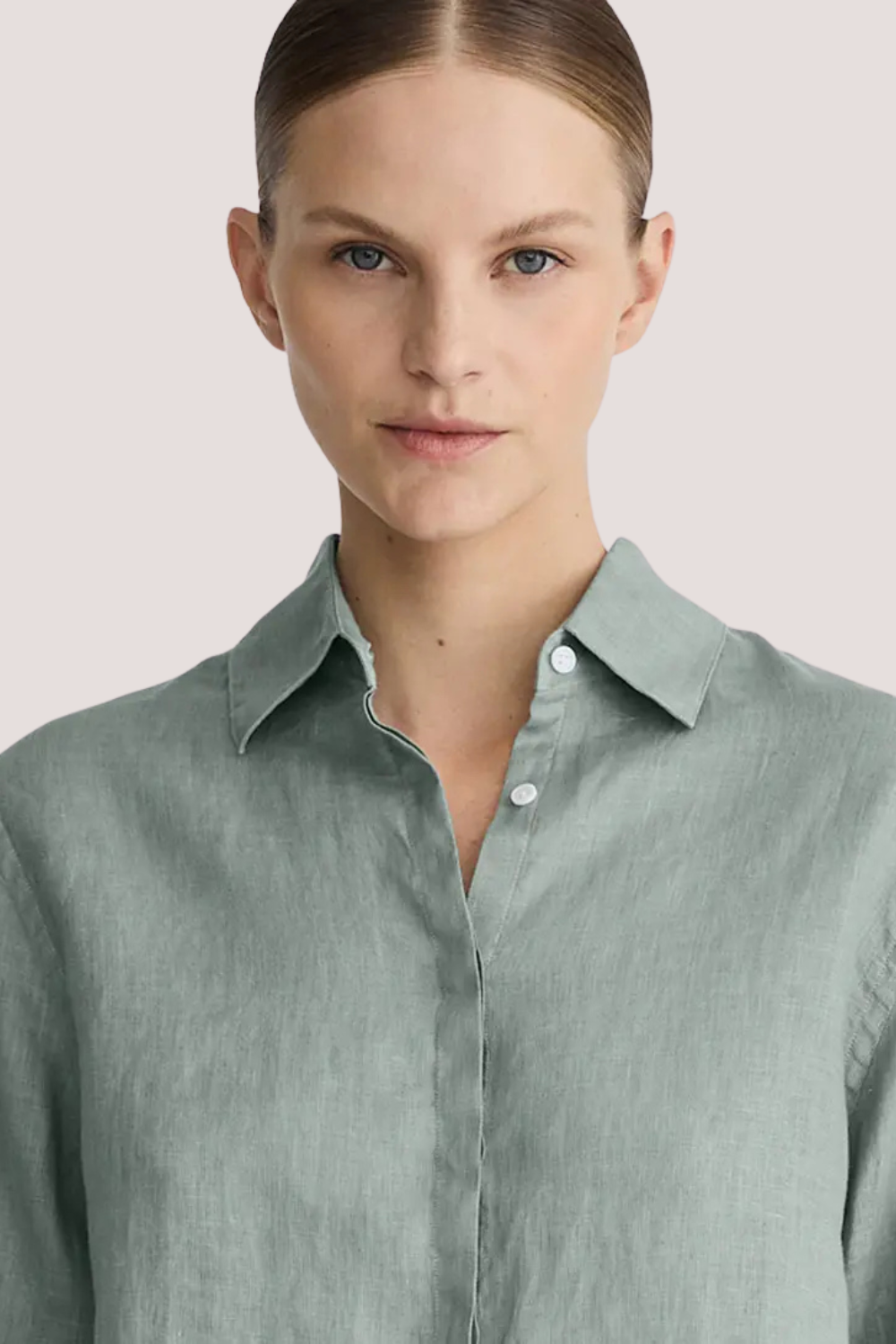 Iona Linen Shirt | Fennel