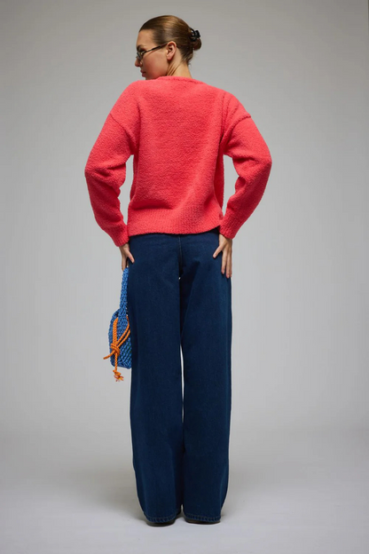 Aime Cardigan | Coral