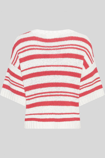 MSCH Hannalie 2/4 Pullover | Egret/Rose Red