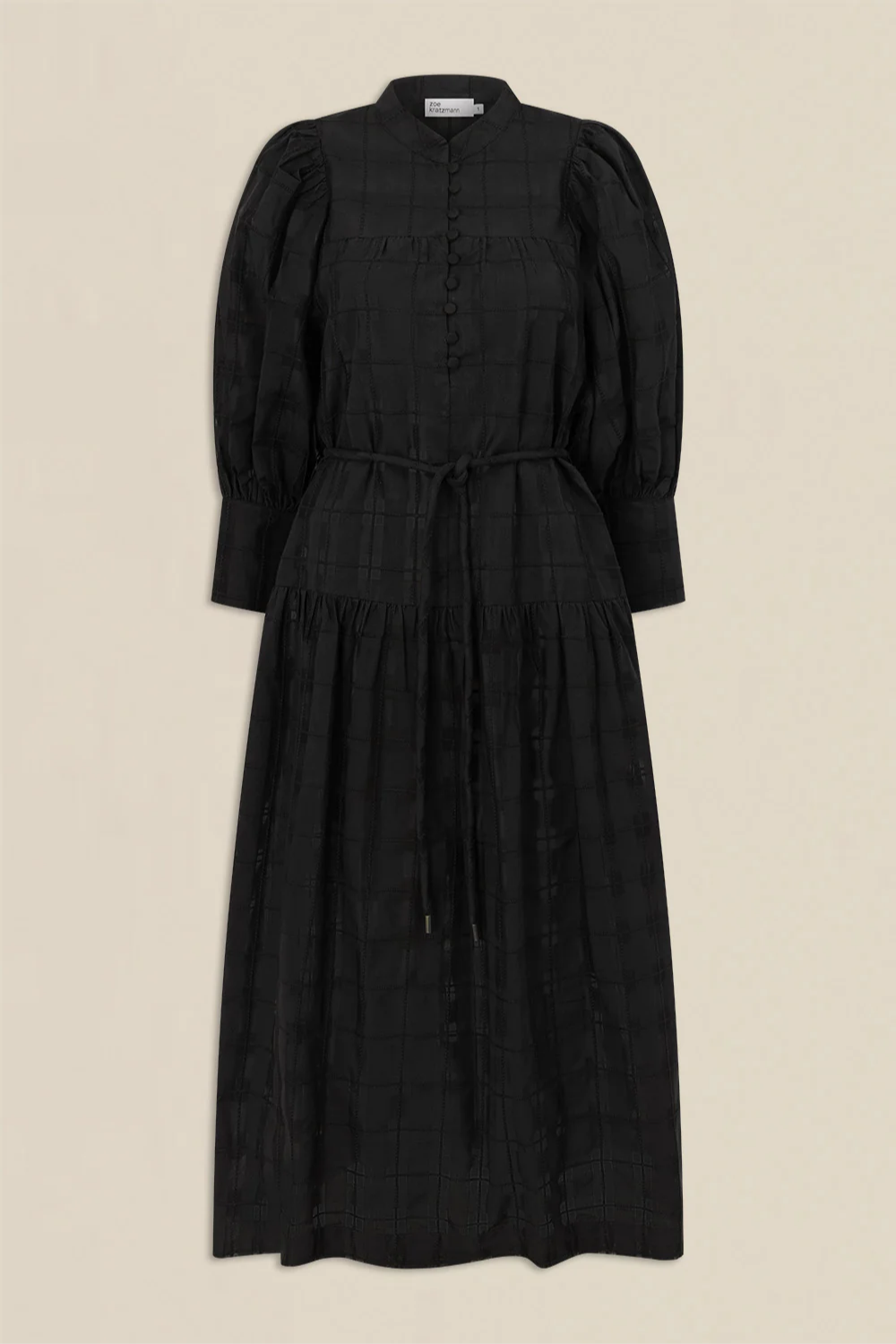 Vesper Dress | Black Check