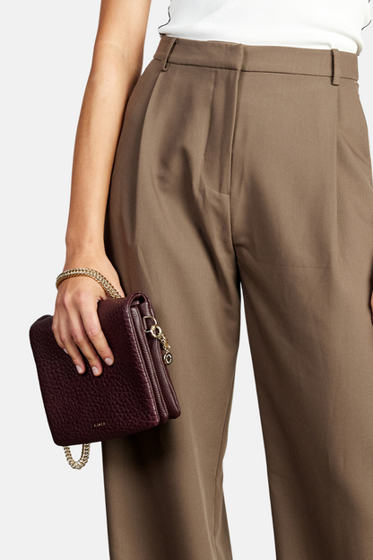 Fox Crossbody Bag | Merlot Bubble