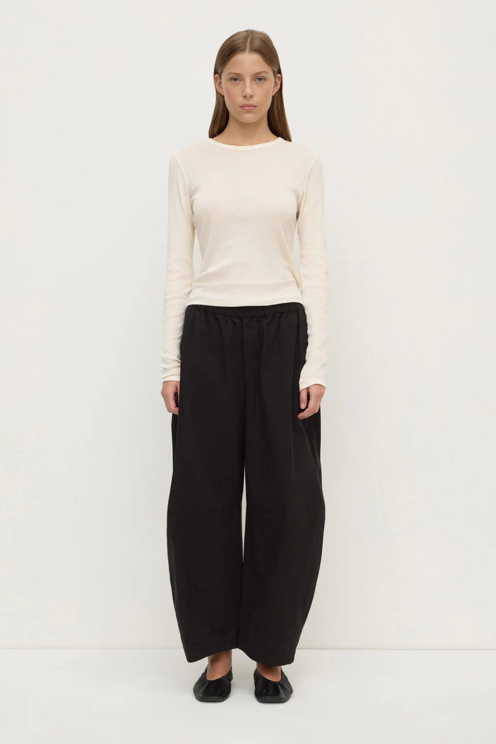 Lola Barrel Pant | Black