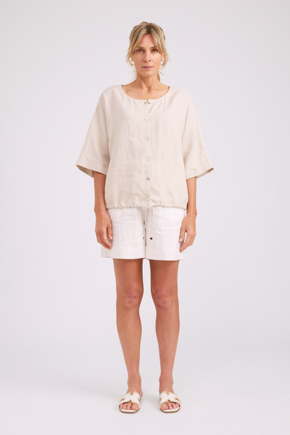 Studio Button Top/Jacket | Tusk