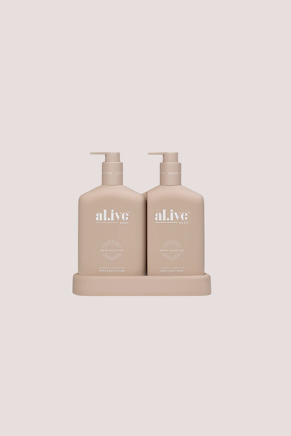Wash & Lotion Duo - Apricot & Sweet Fig