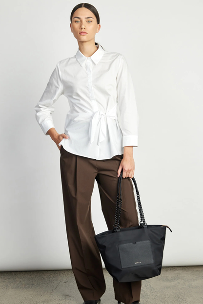 Paris Tote | Black Recycled Nylon