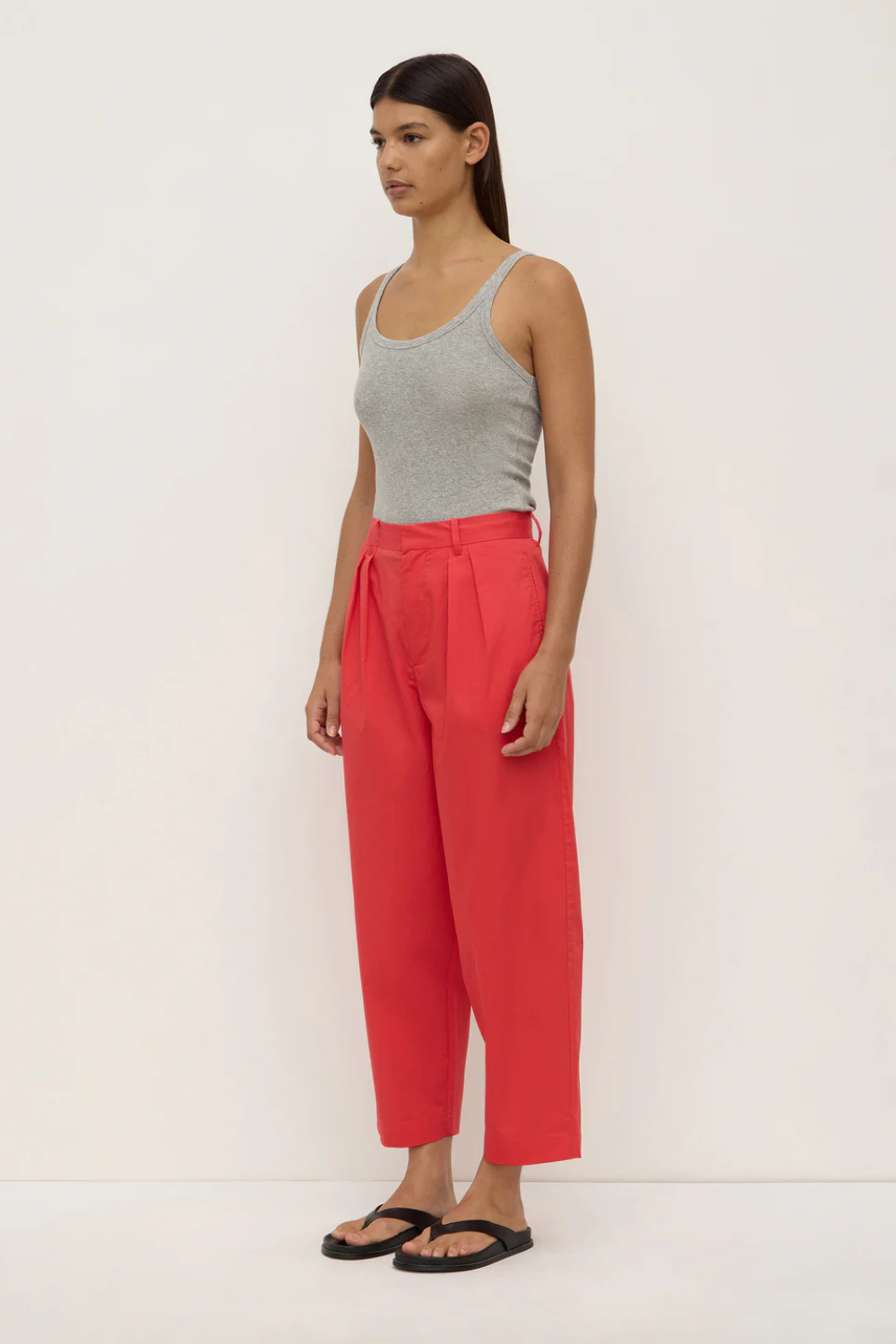 Geno Poplin Pant | Chilli