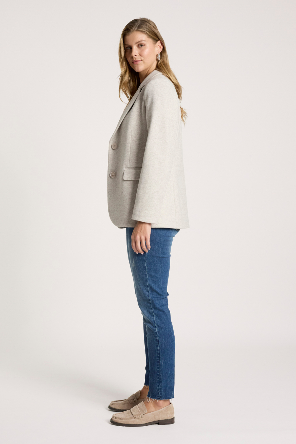 Sable Blazer | Bisque