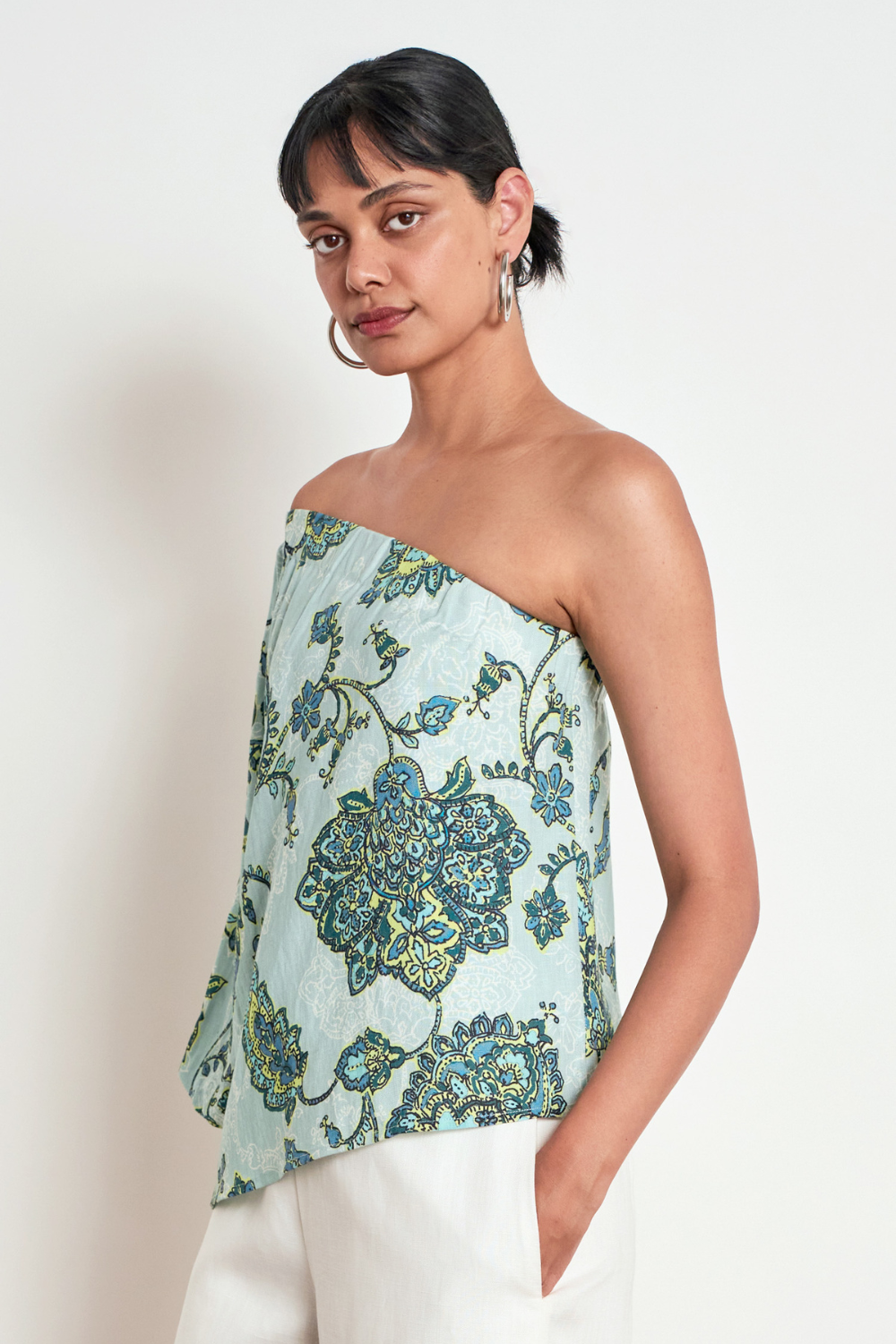 Pearl Top | Fern Paisley