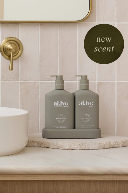 Bathroom Duo Hand And Body Wash & Lotion | Willow Gum & Lemon Myrtle