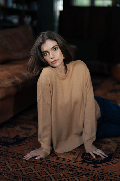 Asher Jumper | Camel