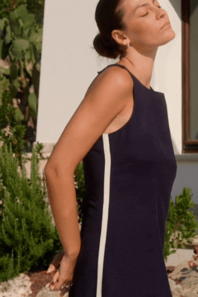 Future Ink Sleeveless Midi Dress