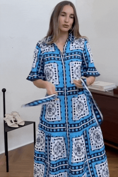 Oasis Dress | Bay Scarf