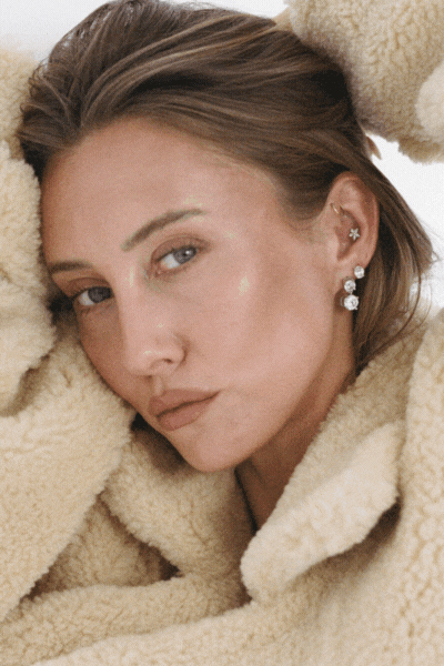 Heirloom Drop Studs | Silver