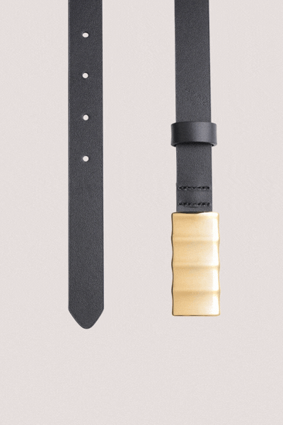 Snail Belt | Noir/Gold
