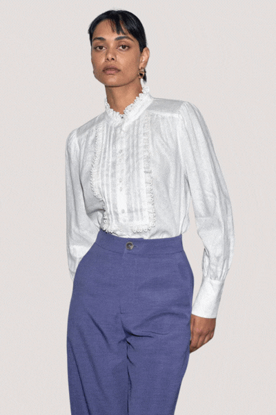 Haze Top | Porcelain