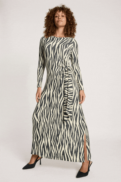 Aria Tie Maxi Dress | Savanna