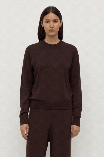 Cotton Cashmere Lounge Sweater | Ganache