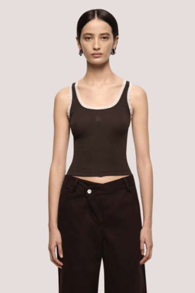Moneta Tank | Dark Chocolate