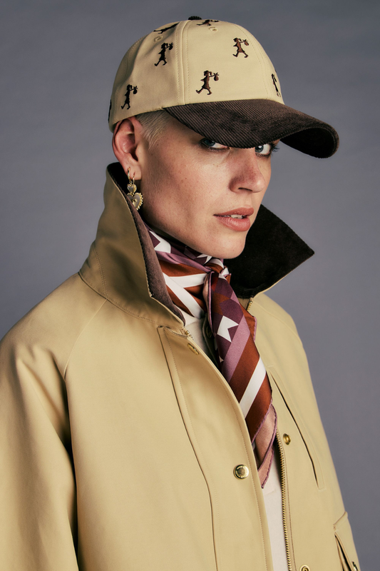 Runaway Girl Chore Cap | Tan Cotton Twill