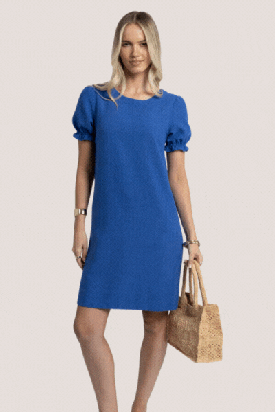 Sana Shift Dress | Royal Blue