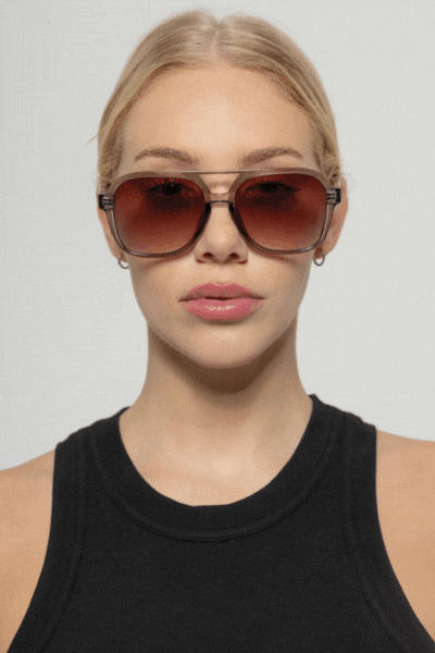 Kori | Trans Olive/Brown Fade