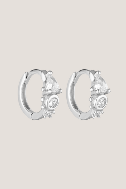 Heirloom Huggies | Silver/Clear