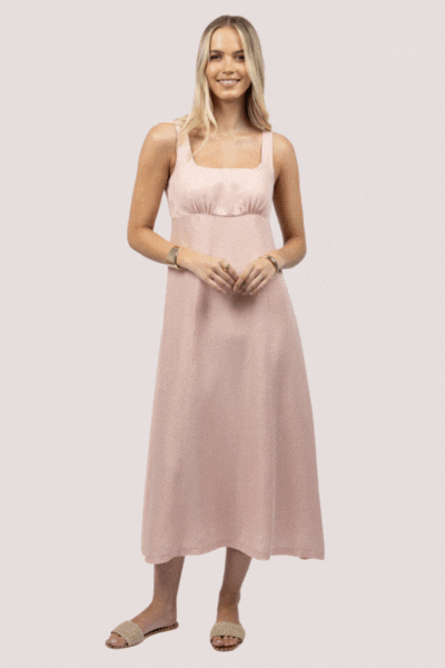 Tallullah Dress | Soft Pink