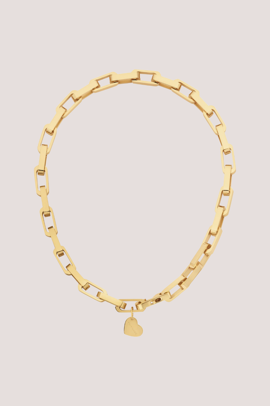 Amore Chain Link Choker | Gold 44mm