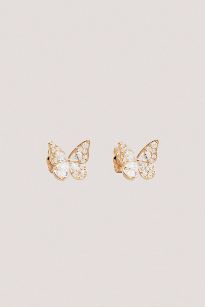 18k Gold Vermeil I Believe, I Become Stud Earrings