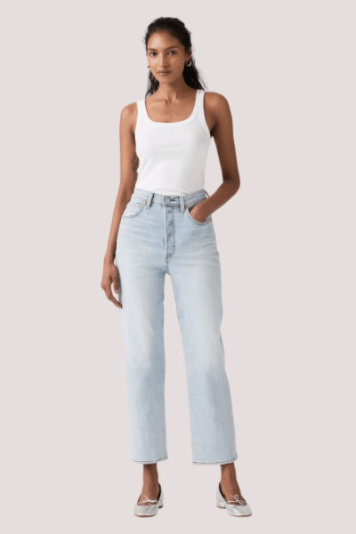 Ribcage Striaght Ankle Jeans | Filter Her