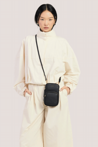 Nikko Luxe Pocket Phone Sling | Black