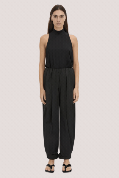 Rhia Balloon Leg Pant | Black