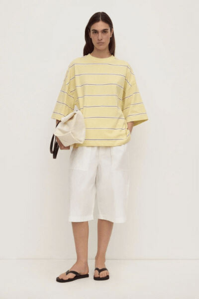 Nora Stripe Oversized Tee | Rind Stripe