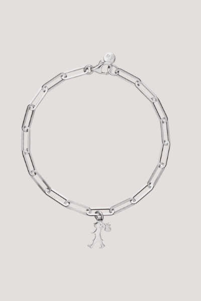 Runaway Girl Charm Bracelet 19.5cm | Silver