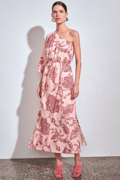 Silhouette Dress | Peony Paisley